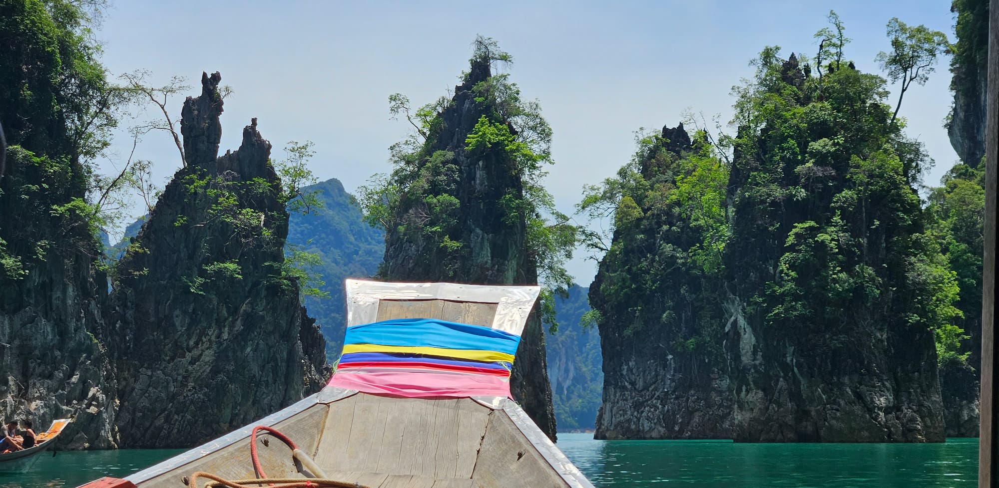 Boats on Cheow Lan Lake