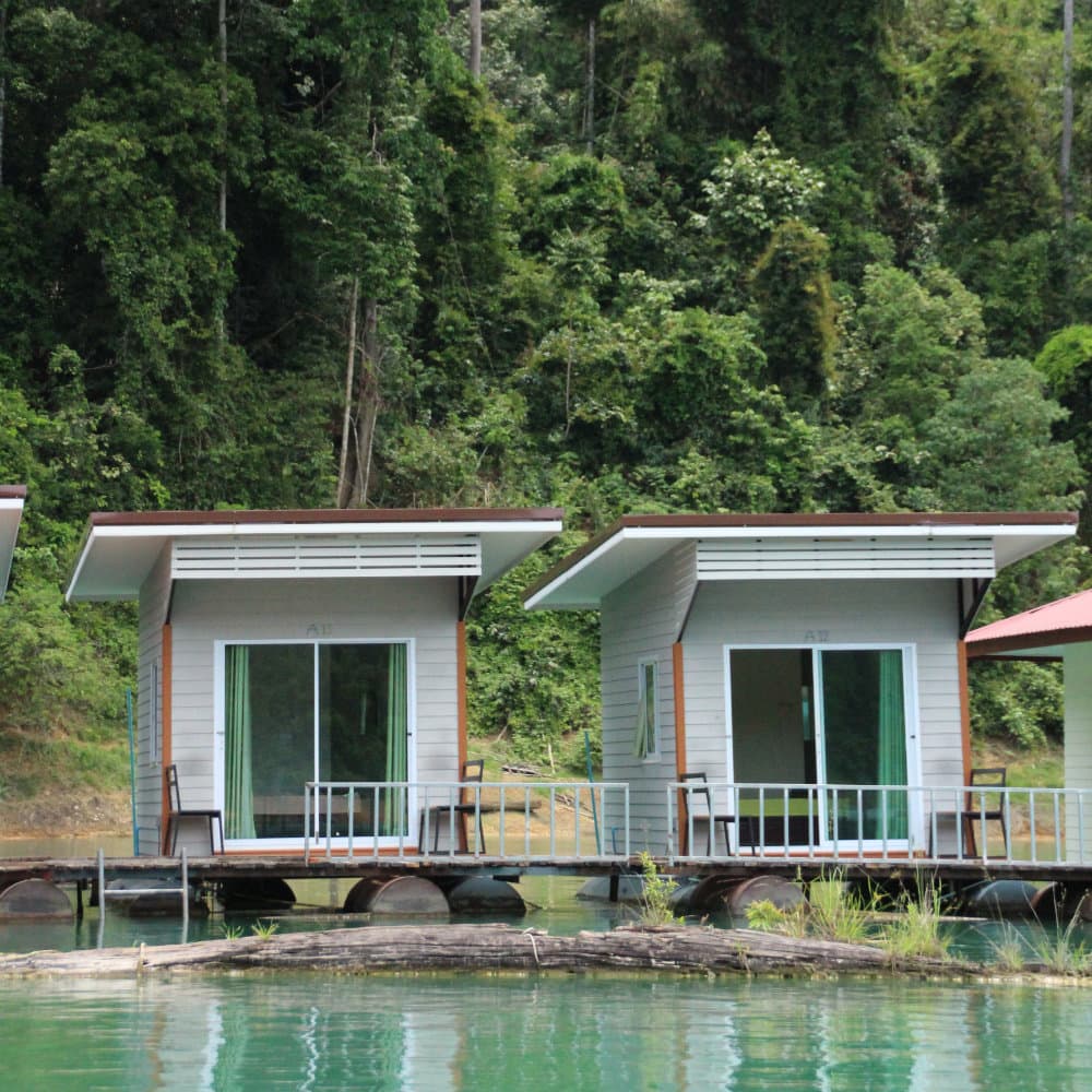 Floating bungalow on Cheow Lan Lake