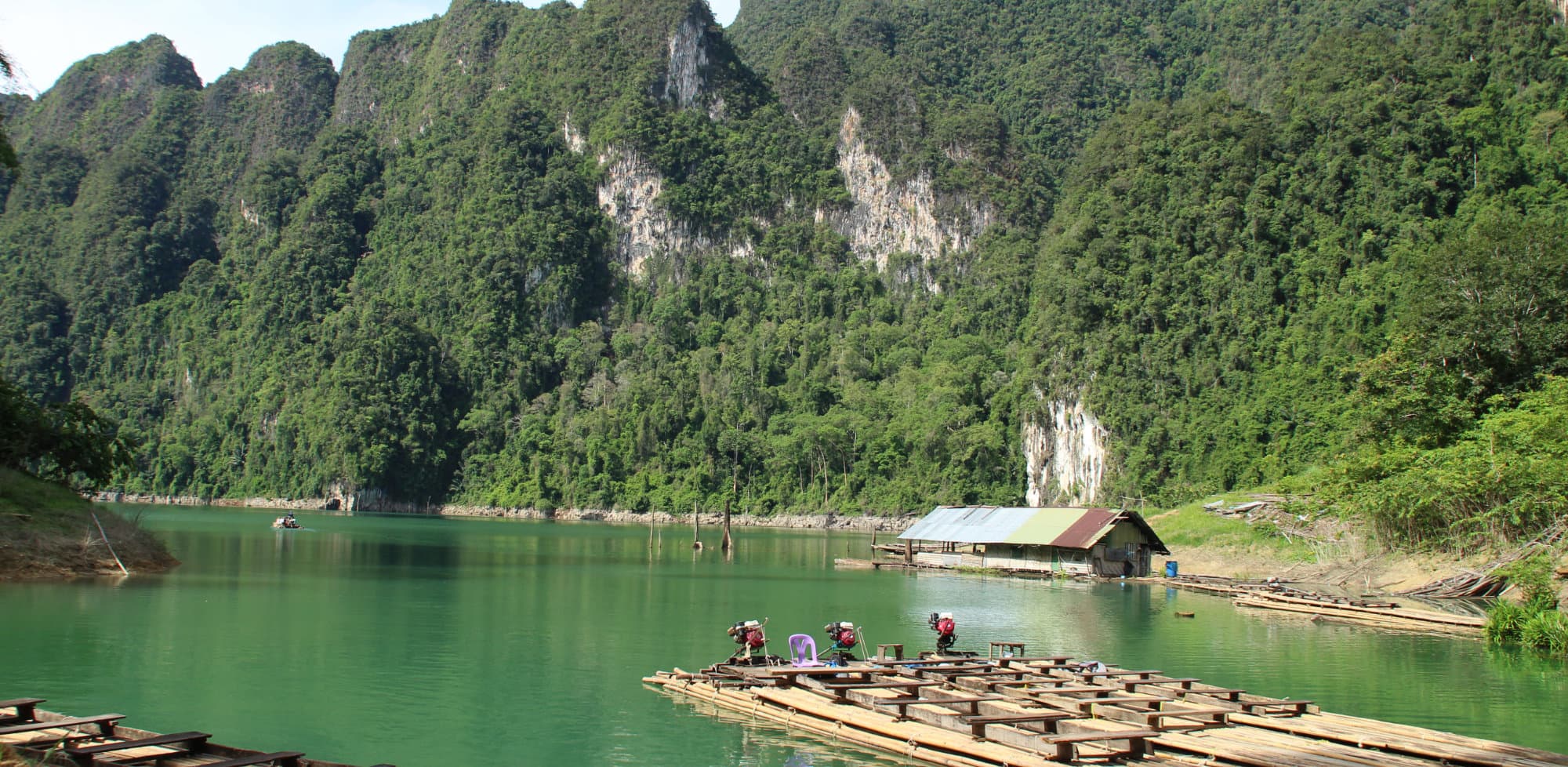 Floating bungalow on Cheow Lan Lake