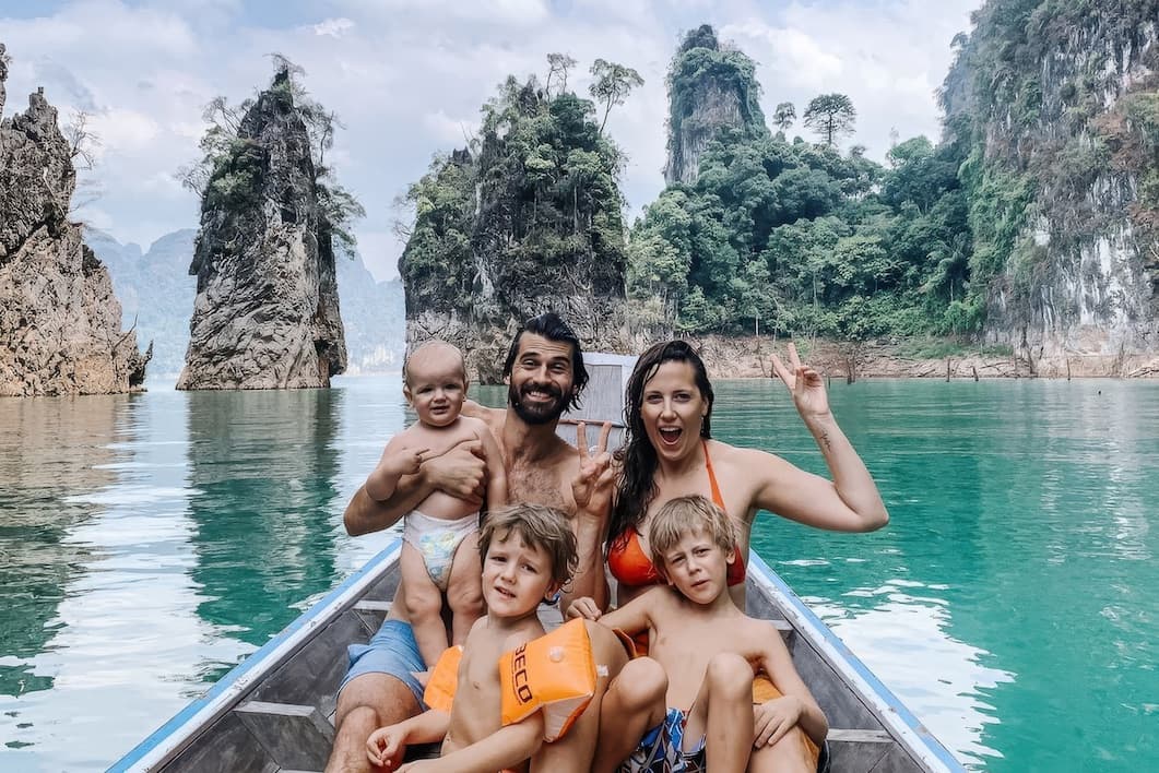 Family trip to Cheow Lan Lake