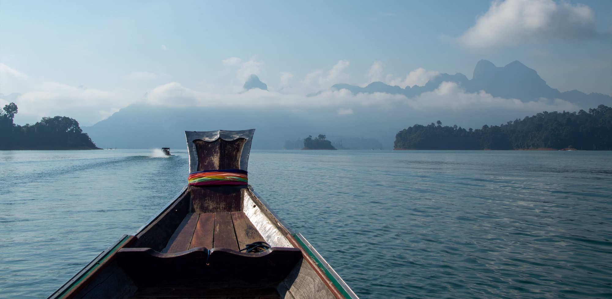 Boating on Cheow Lan Lake
