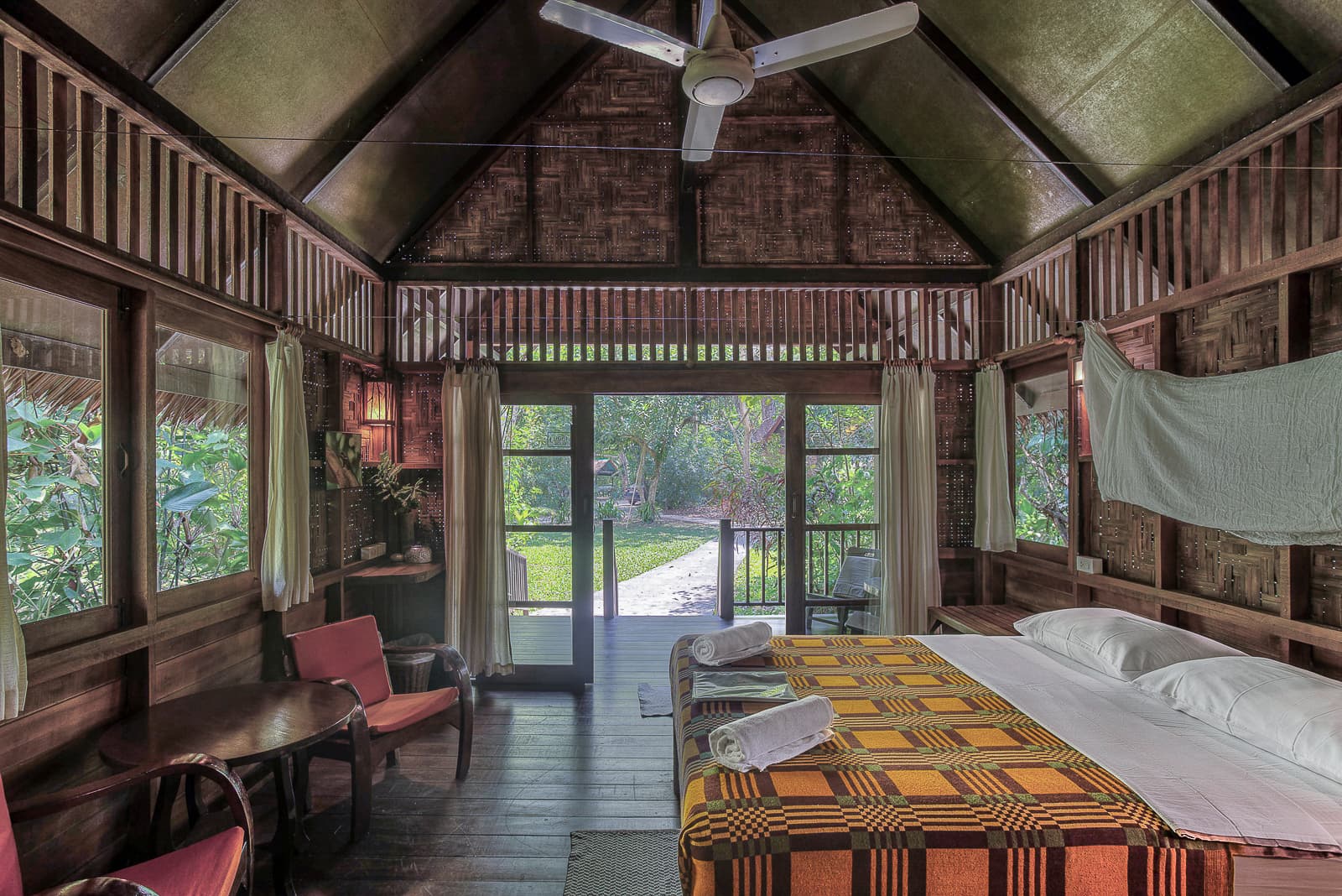 Cliff bungalow interior