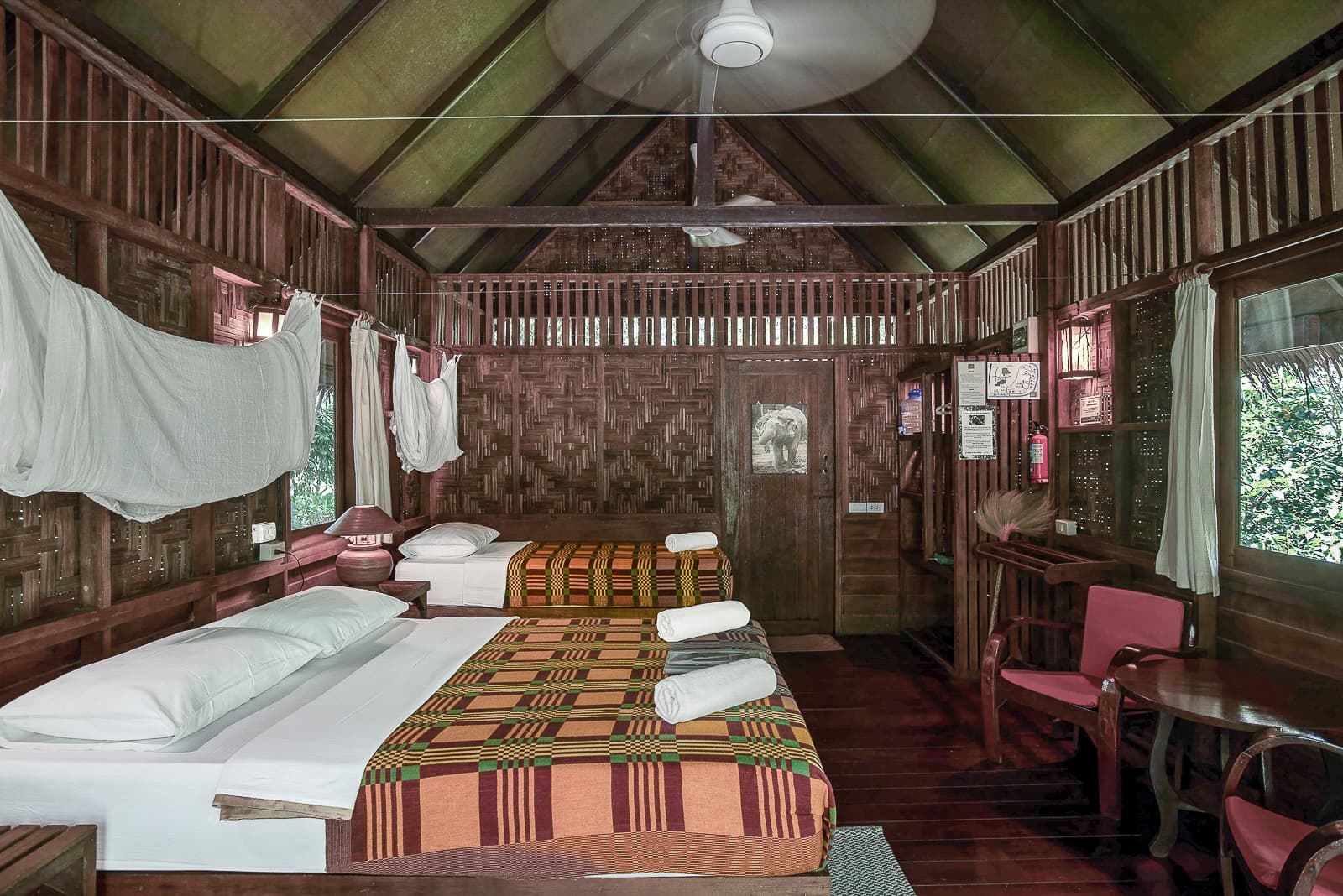 Cliff bungalow interior