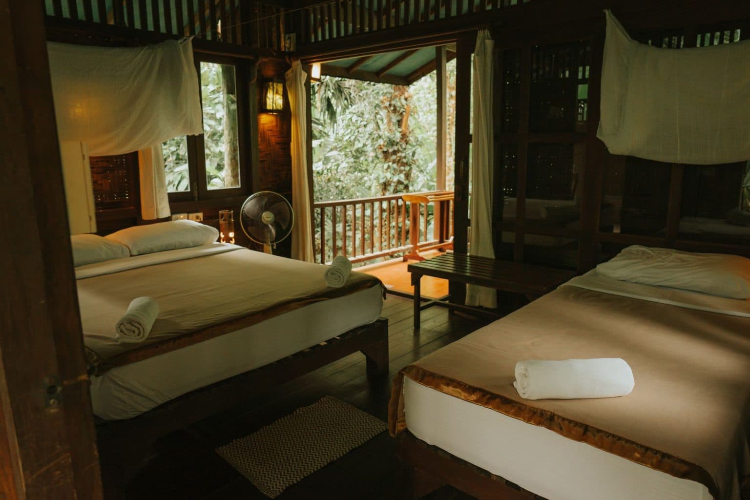 Hideaway treehouse interior