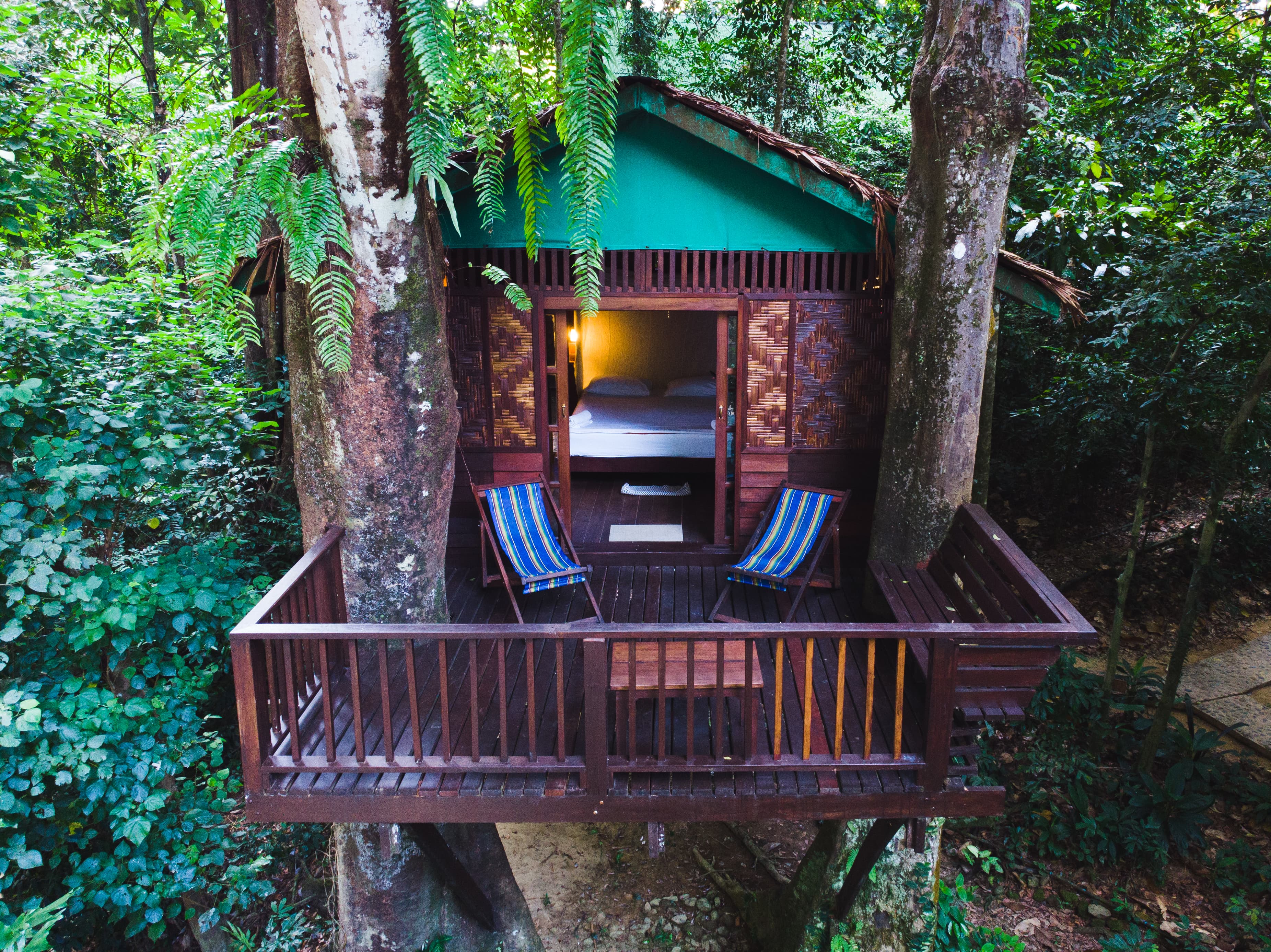 Romance treehouse exterior