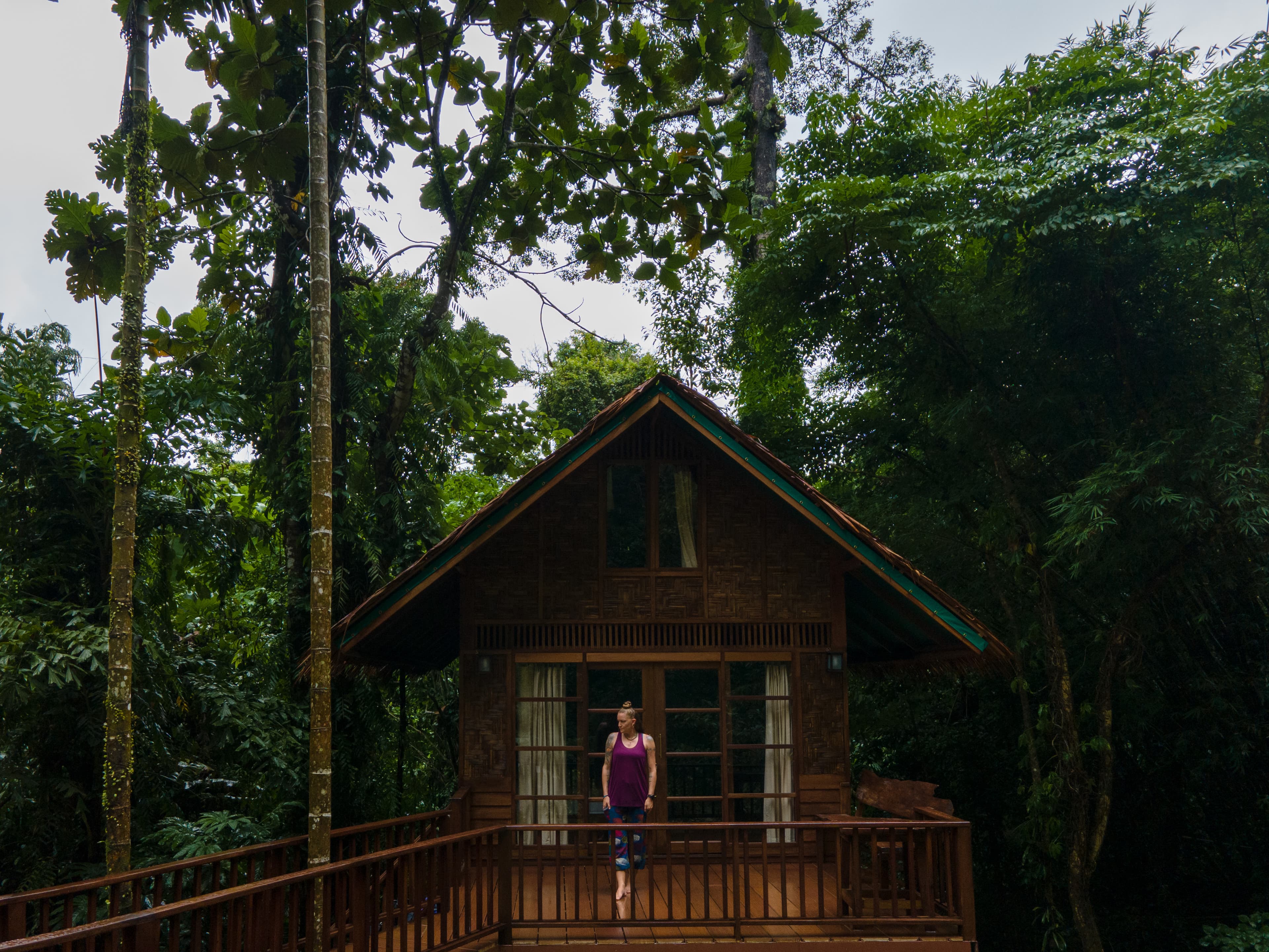 Sunset treehouse exterior