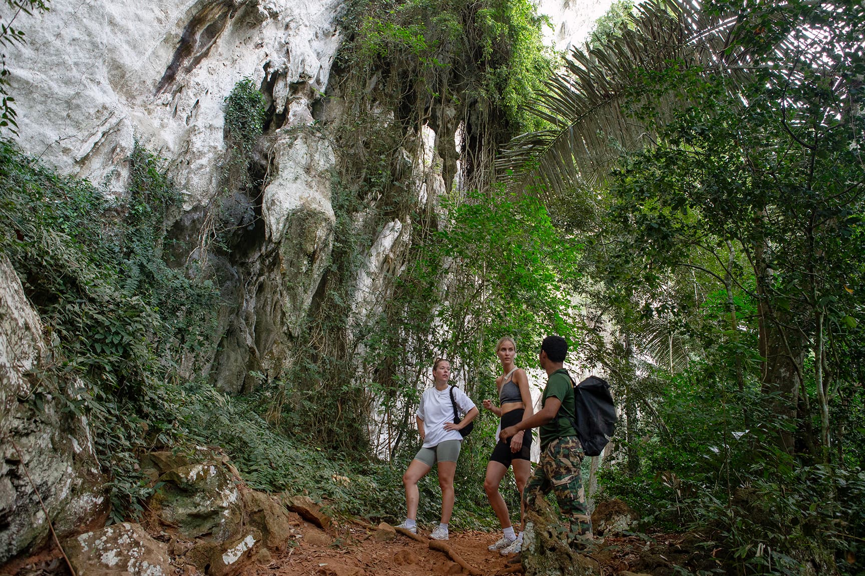 Walking in Khao Sok jungle