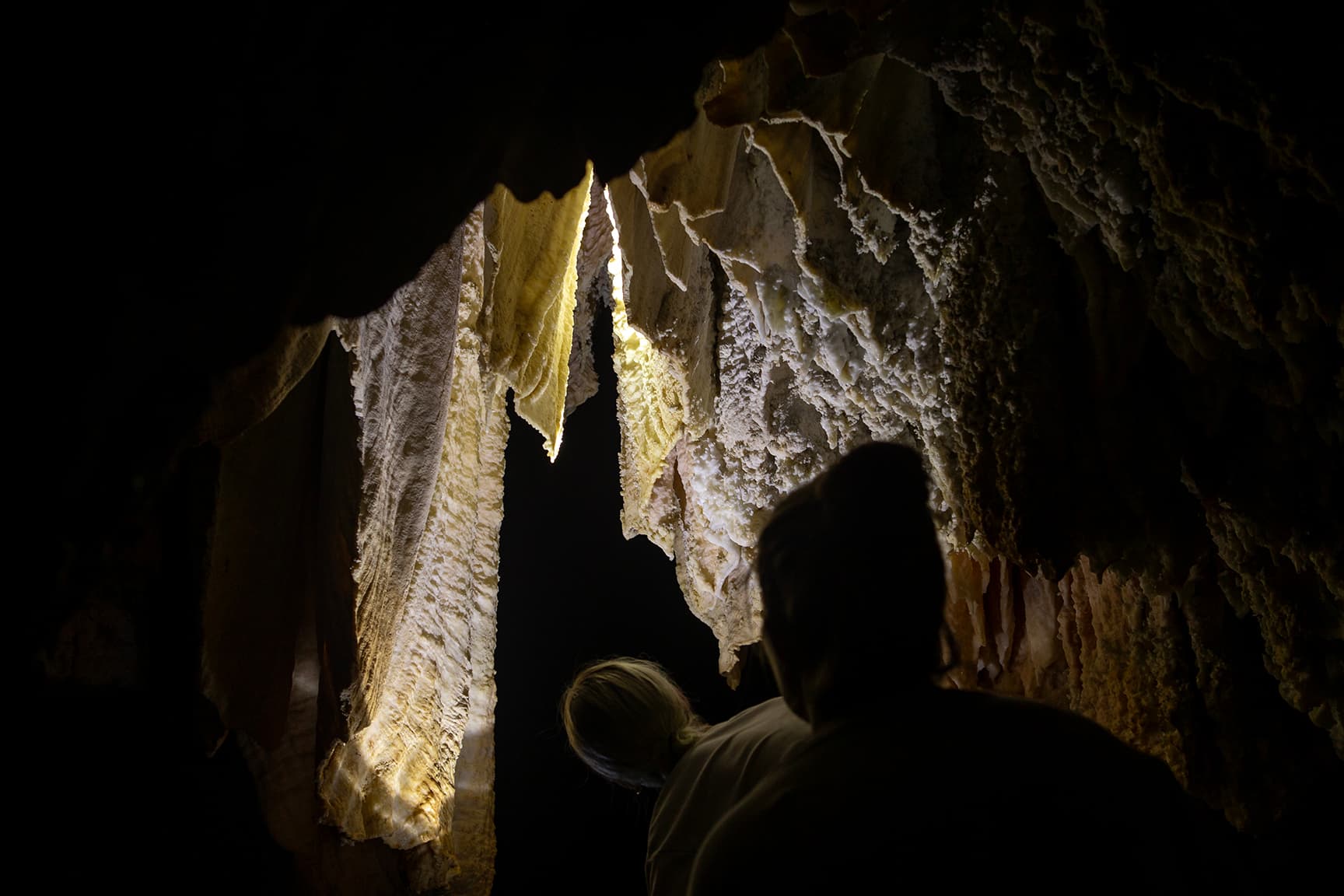 Exploring a limestone cave in Khlong Phanom National Park