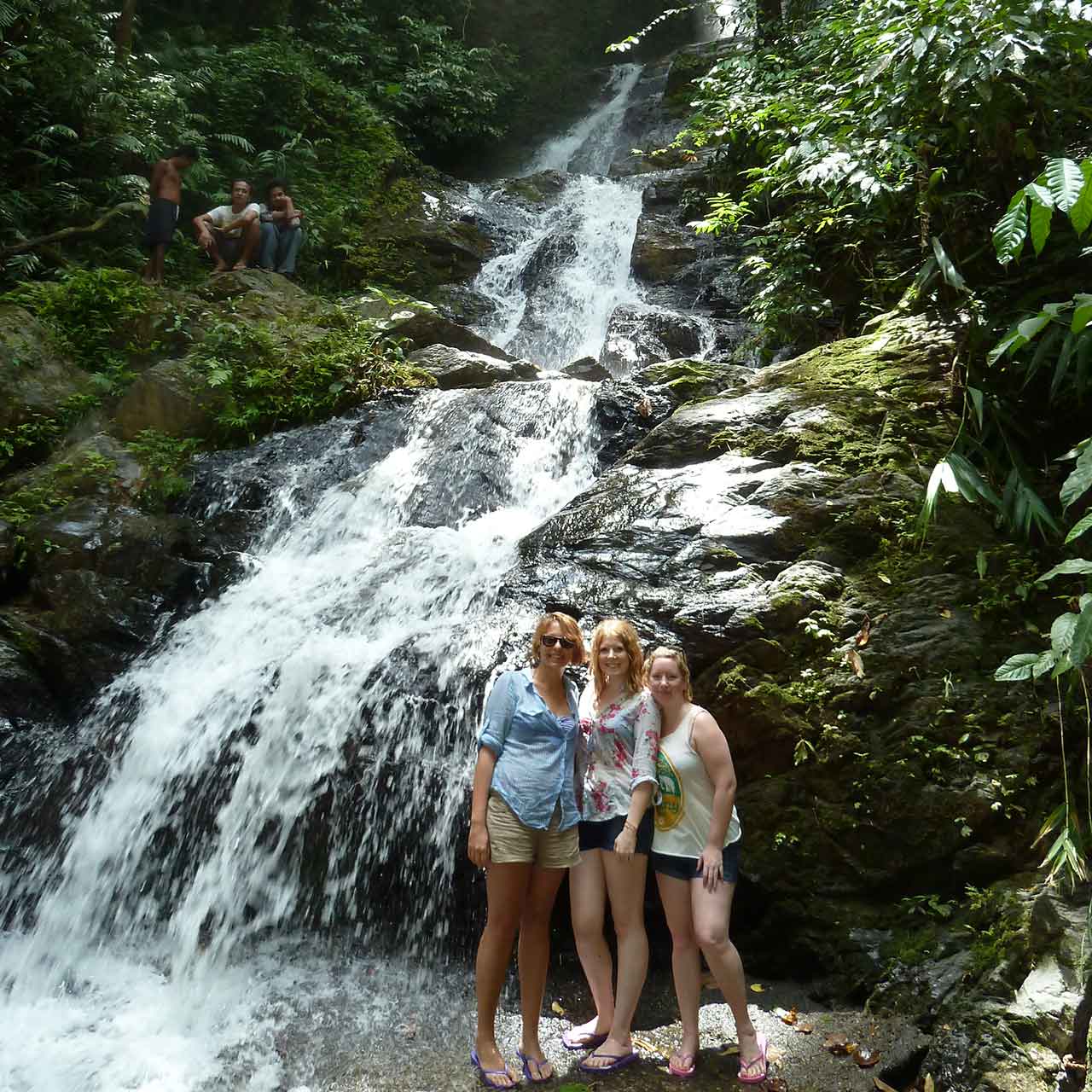 Photo spot by the waterfall in Khao Sok