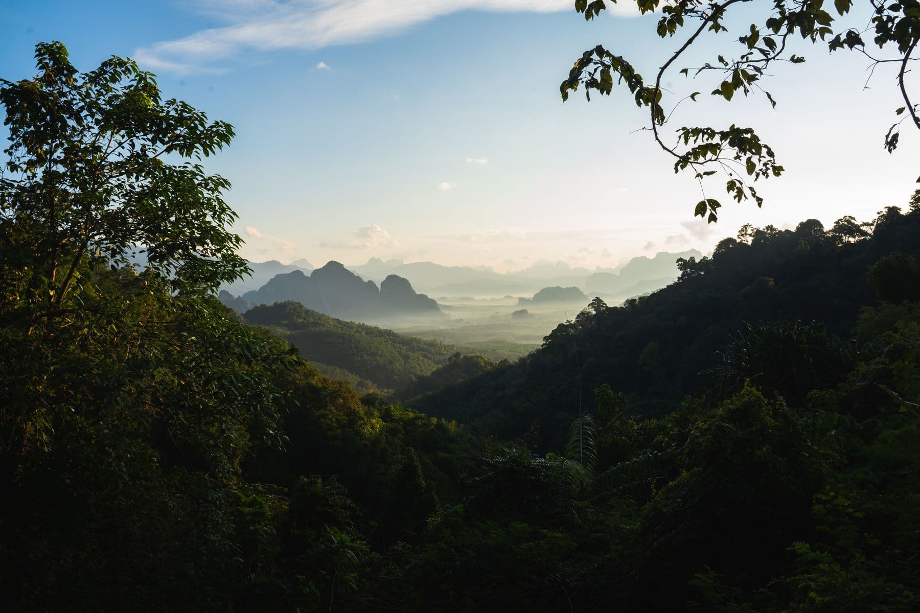 Viewpoint over Khao Sok