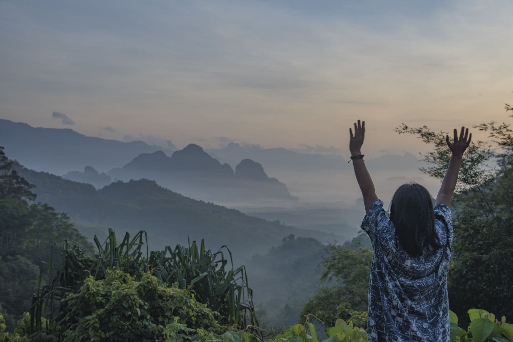 Viewpoint over Khao Sok