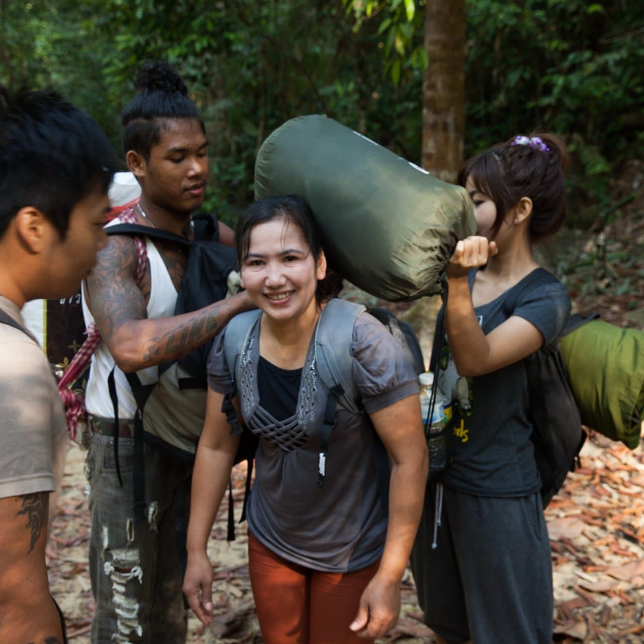 Hiking in Khao Sok jungle