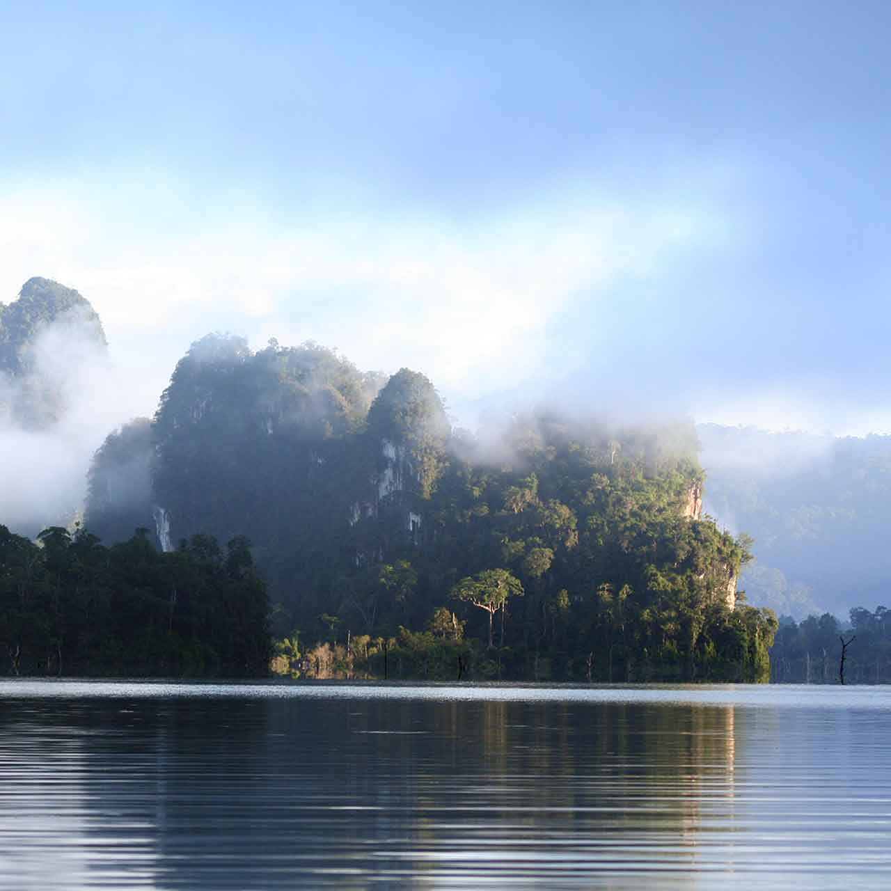 Stunning view of Cheow Lan Lake